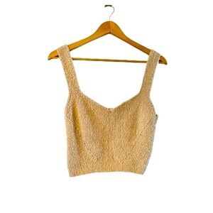 BY TOGETHER Boho Crochet Crop top